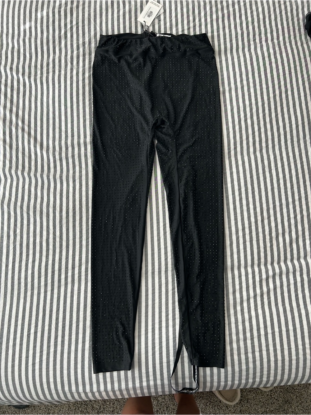SLA the label diamonte sparkly leggings